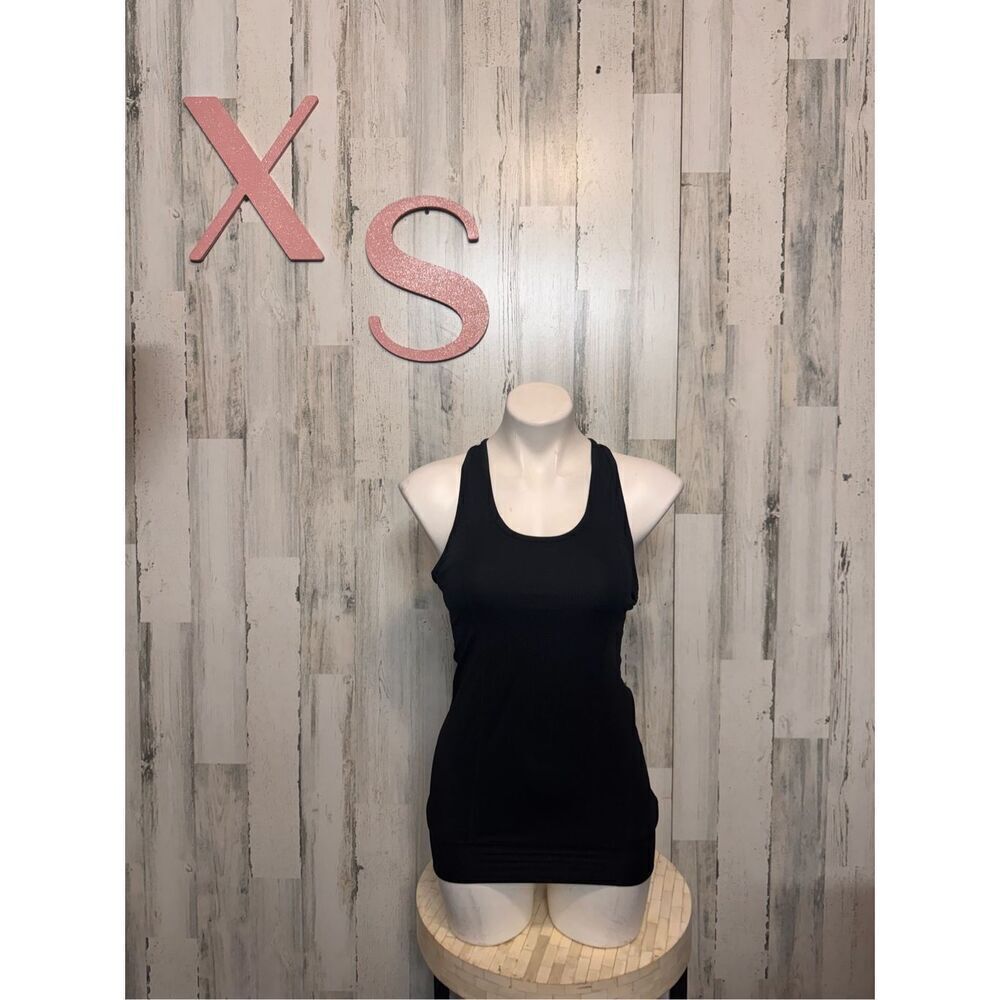 Aspire black tank top with built in sports bra size XSMALL